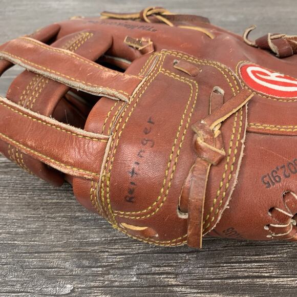 Rawlings Leather SG 96 Baseball Softball Glove Mitt SG96 Japan Made RHT - Picture 5 of 7